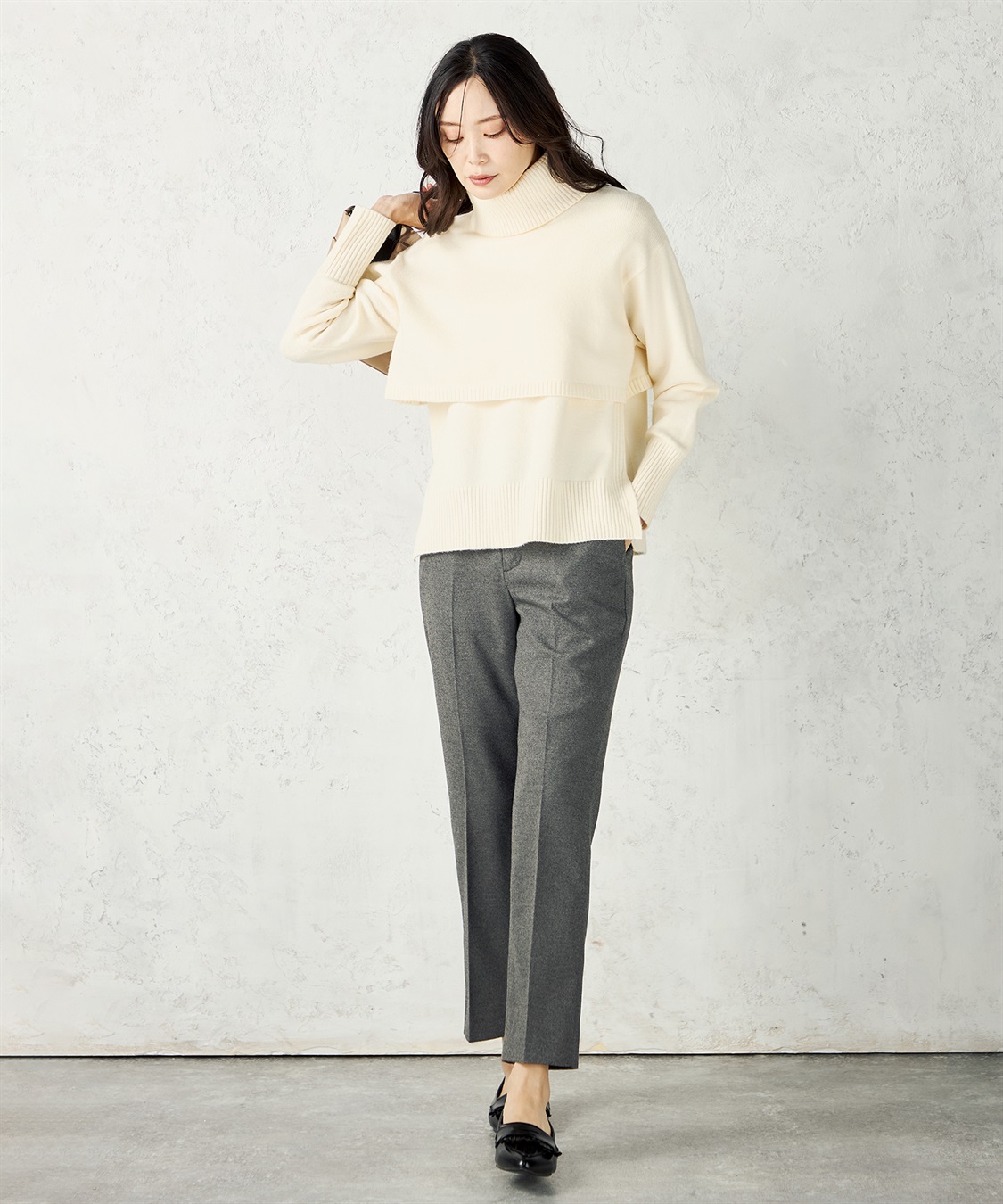 A/C DESIGN BY ALPHA CUBIC ニットアンサンブル_sub_21