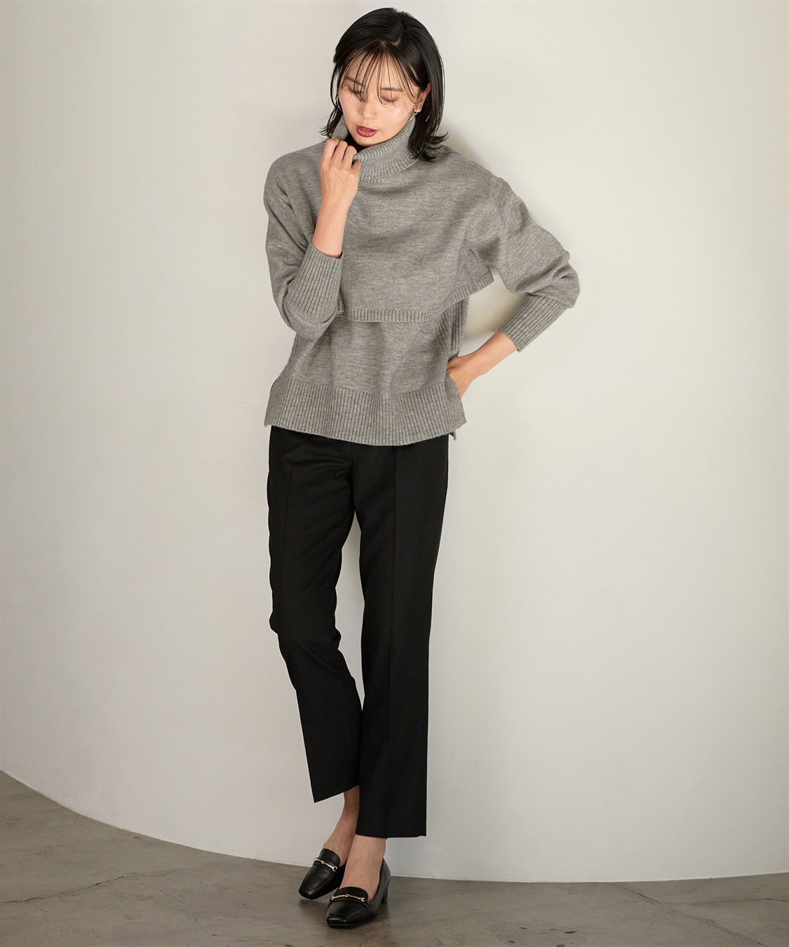 A/C DESIGN BY ALPHA CUBIC ニットアンサンブル_sub_25