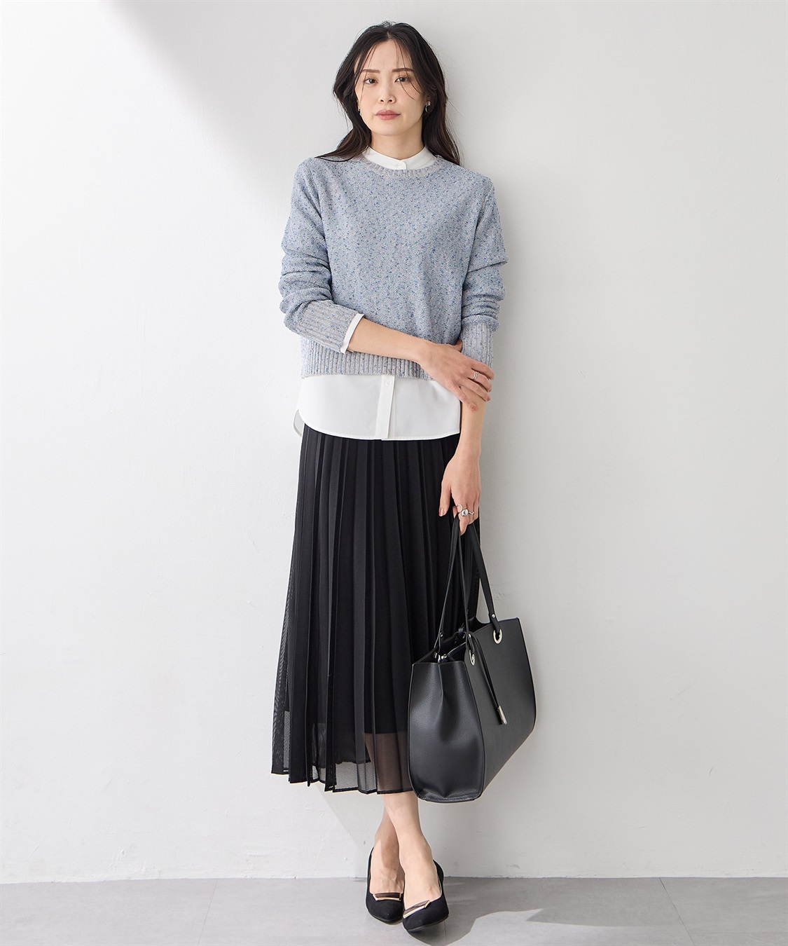 ALENCY ラメニット ブルー PRE-ORDER】ラメニットビキニ