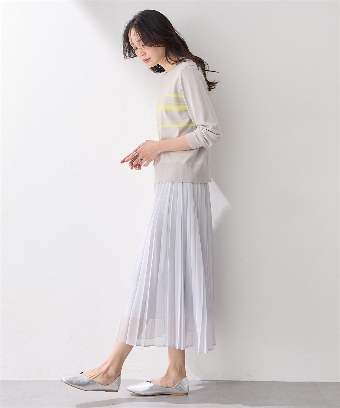 A/C DESIGN BY ALPHA CUBIC ボーダーニットプルオーバー【洗える】_sub_10