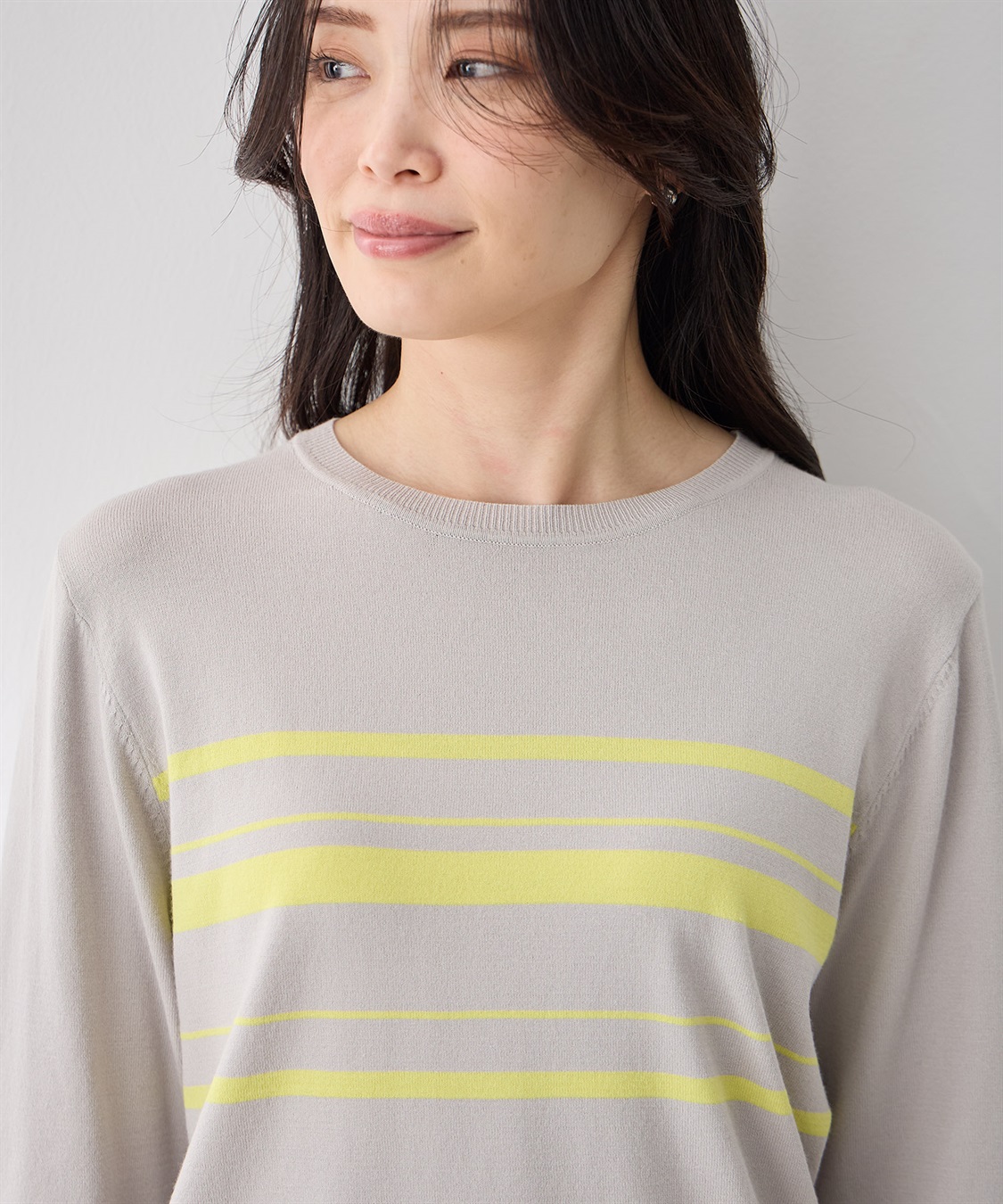 A/C DESIGN BY ALPHA CUBIC ボーダーニットプルオーバー【洗える】_sub_13