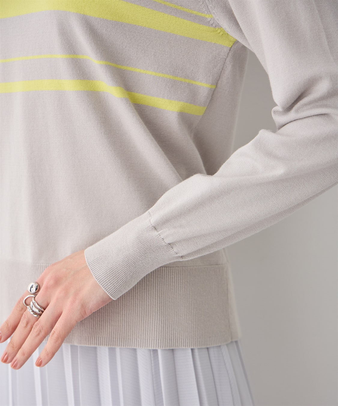 A/C DESIGN BY ALPHA CUBIC ボーダーニットプルオーバー【洗える】_sub_14