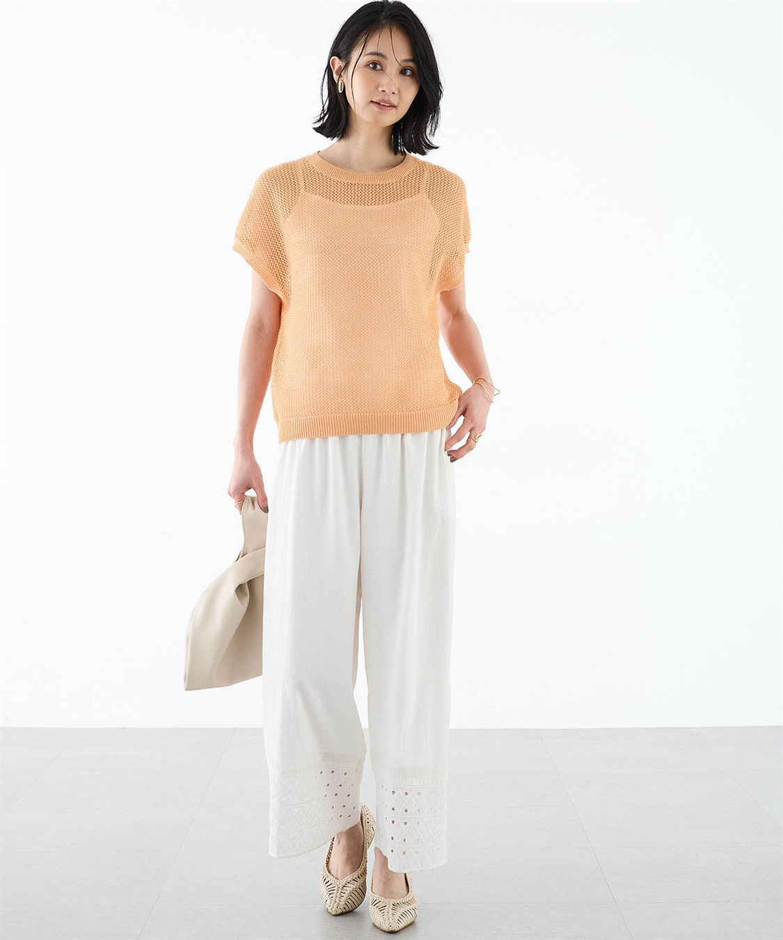 【ALDO】派手マルチ色☆Beachbright☆ニット 編み込みショルダー 2WAYバイカラーニット