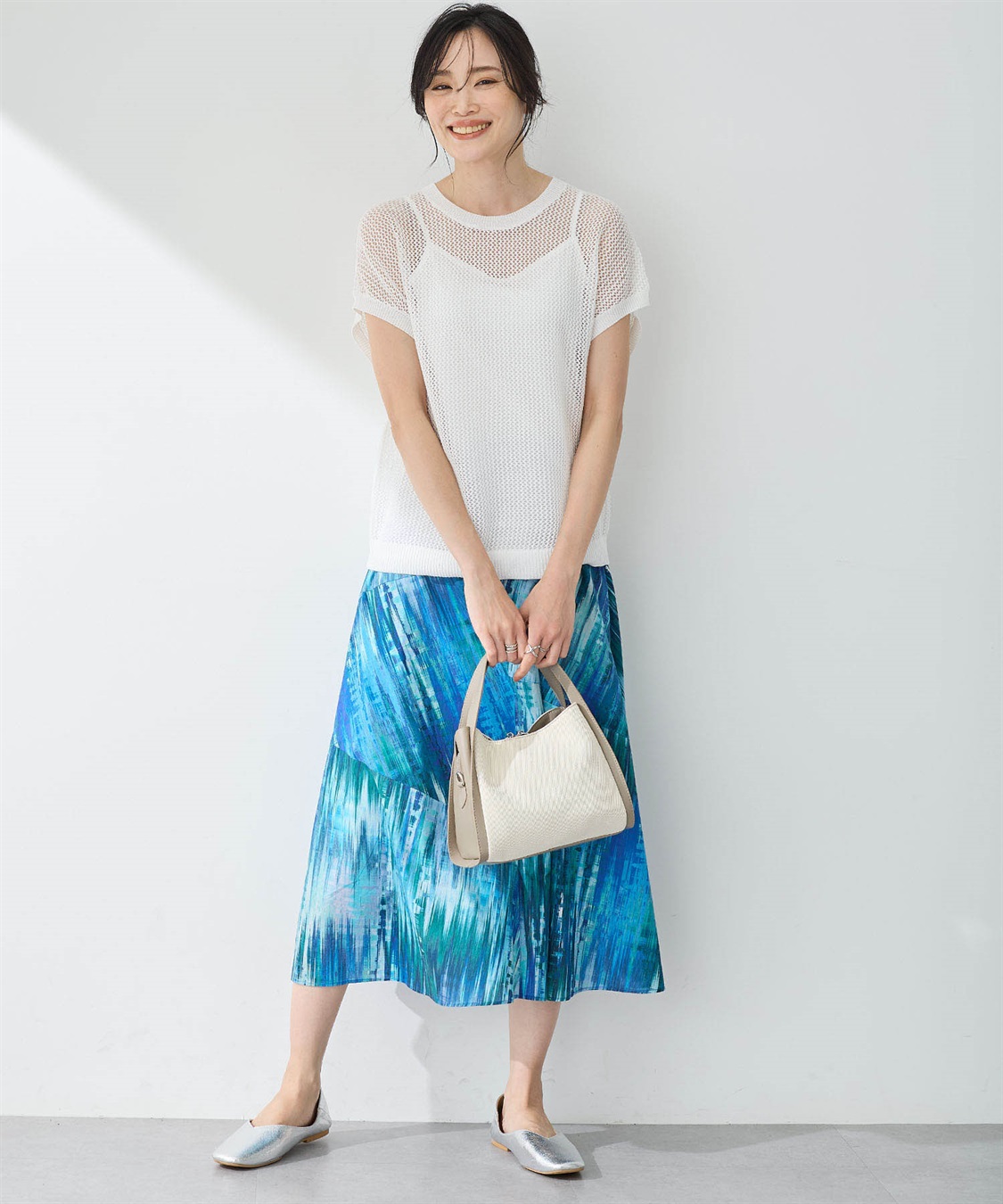 A/C DESIGN BY ALPHA CUBIC メッシュニットプルオーバー【手洗い可能】_sub_9