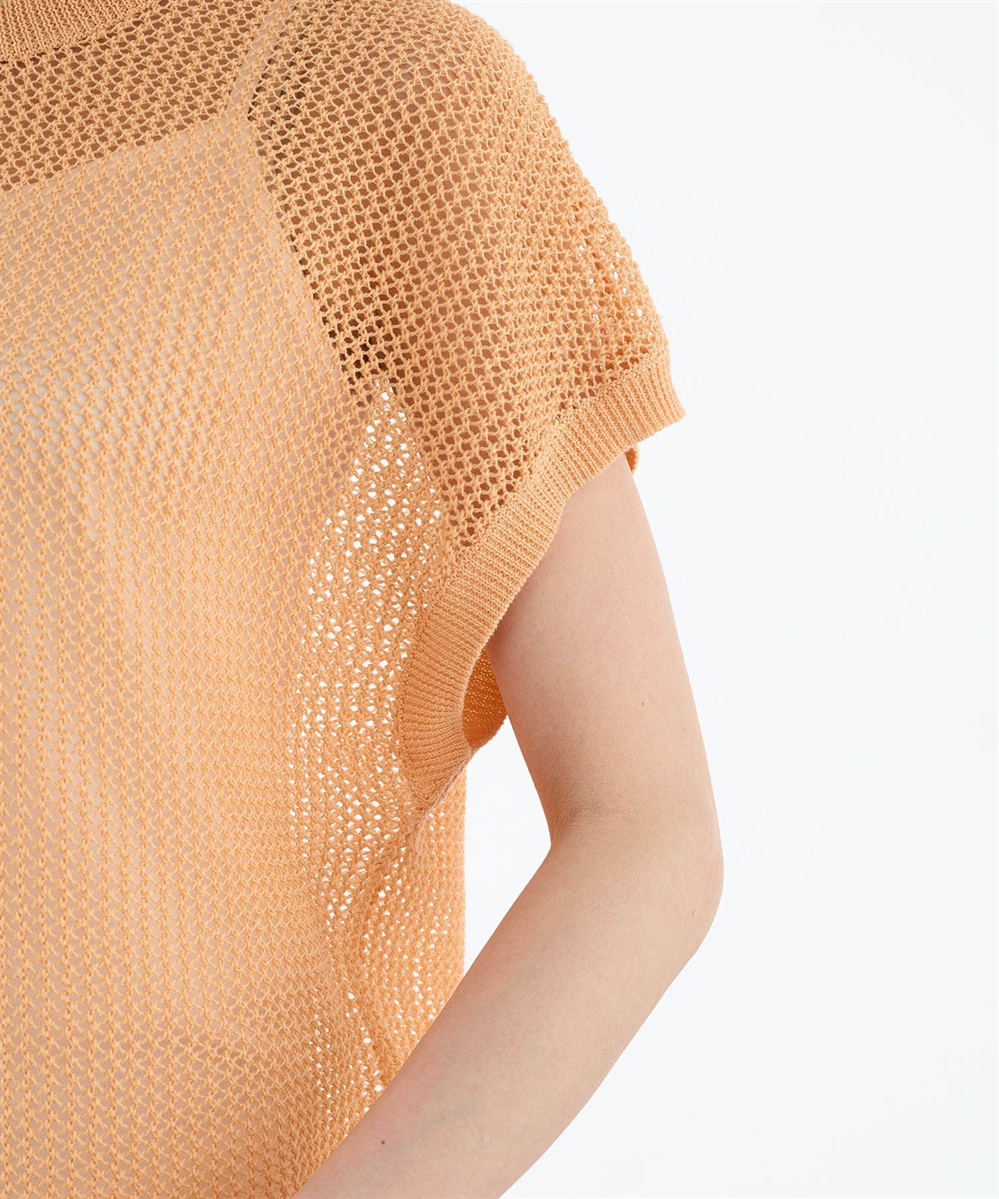 A/C DESIGN BY ALPHA CUBIC メッシュニットプルオーバー【手洗い可能】_sub_14