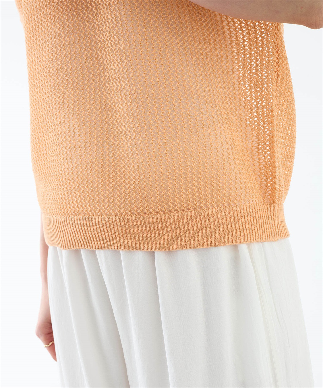 A/C DESIGN BY ALPHA CUBIC メッシュニットプルオーバー【手洗い可能】_sub_15