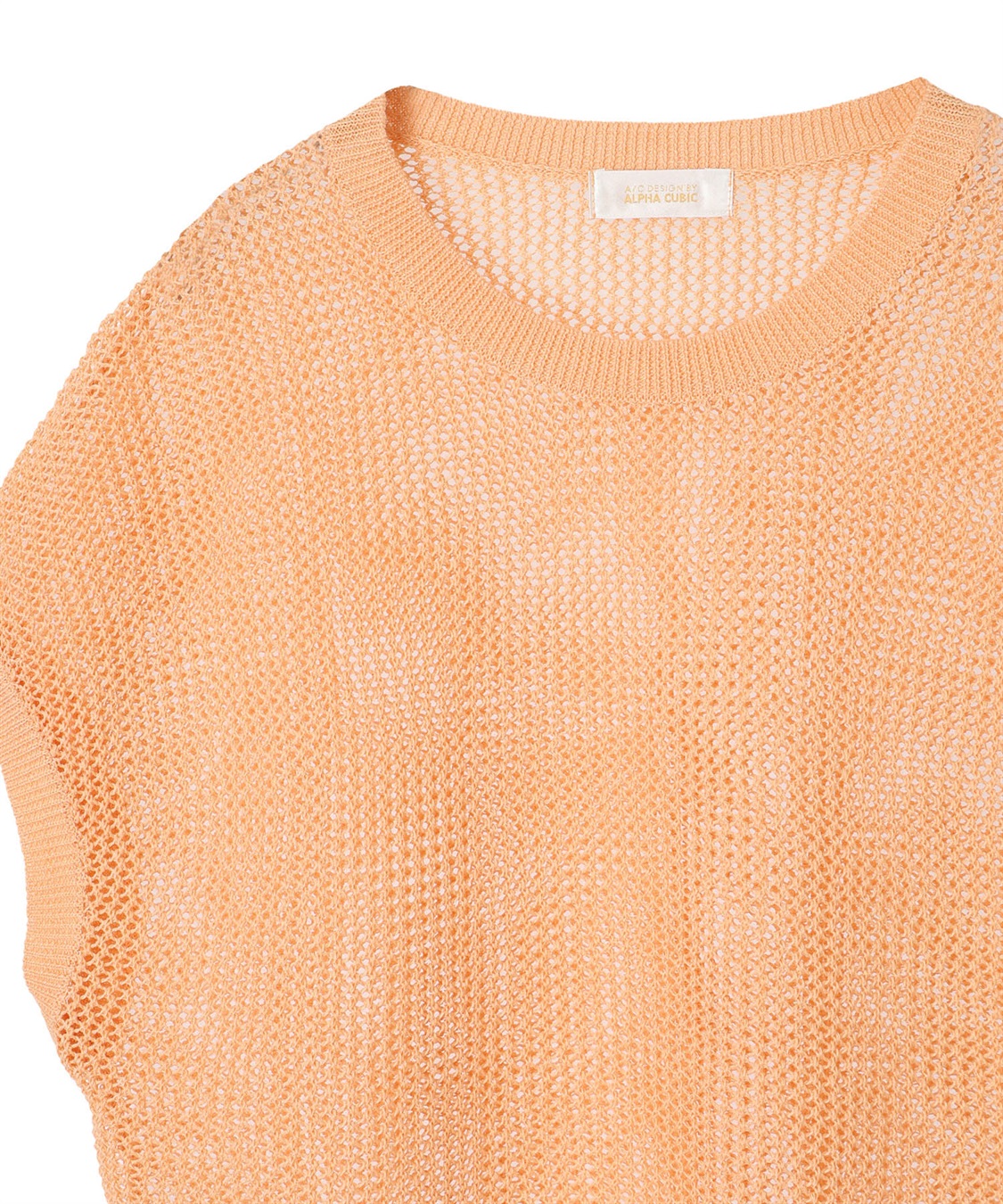 A/C DESIGN BY ALPHA CUBIC メッシュニットプルオーバー【手洗い可能】_sub_20