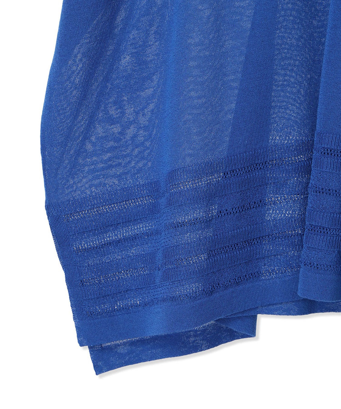 A/C DESIGN BY ALPHA CUBIC 裾透かし編みサマーニットプルオーバー【接触冷感・洗える】_sub_26