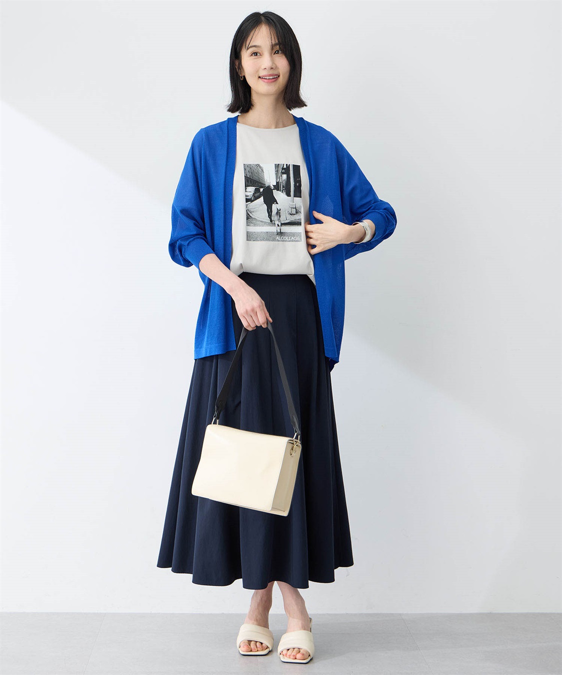 A/C DESIGN BY ALPHA CUBIC ドルマンサマーニットカーディガン【接触冷感・洗える】_sub_5