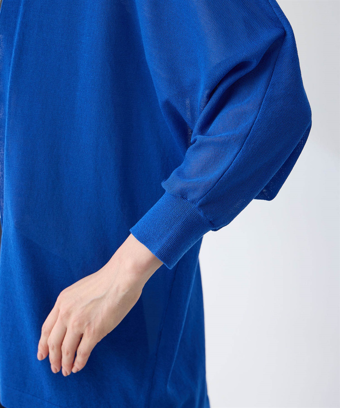 A/C DESIGN BY ALPHA CUBIC ドルマンサマーニットカーディガン【接触冷感・洗える】_sub_17