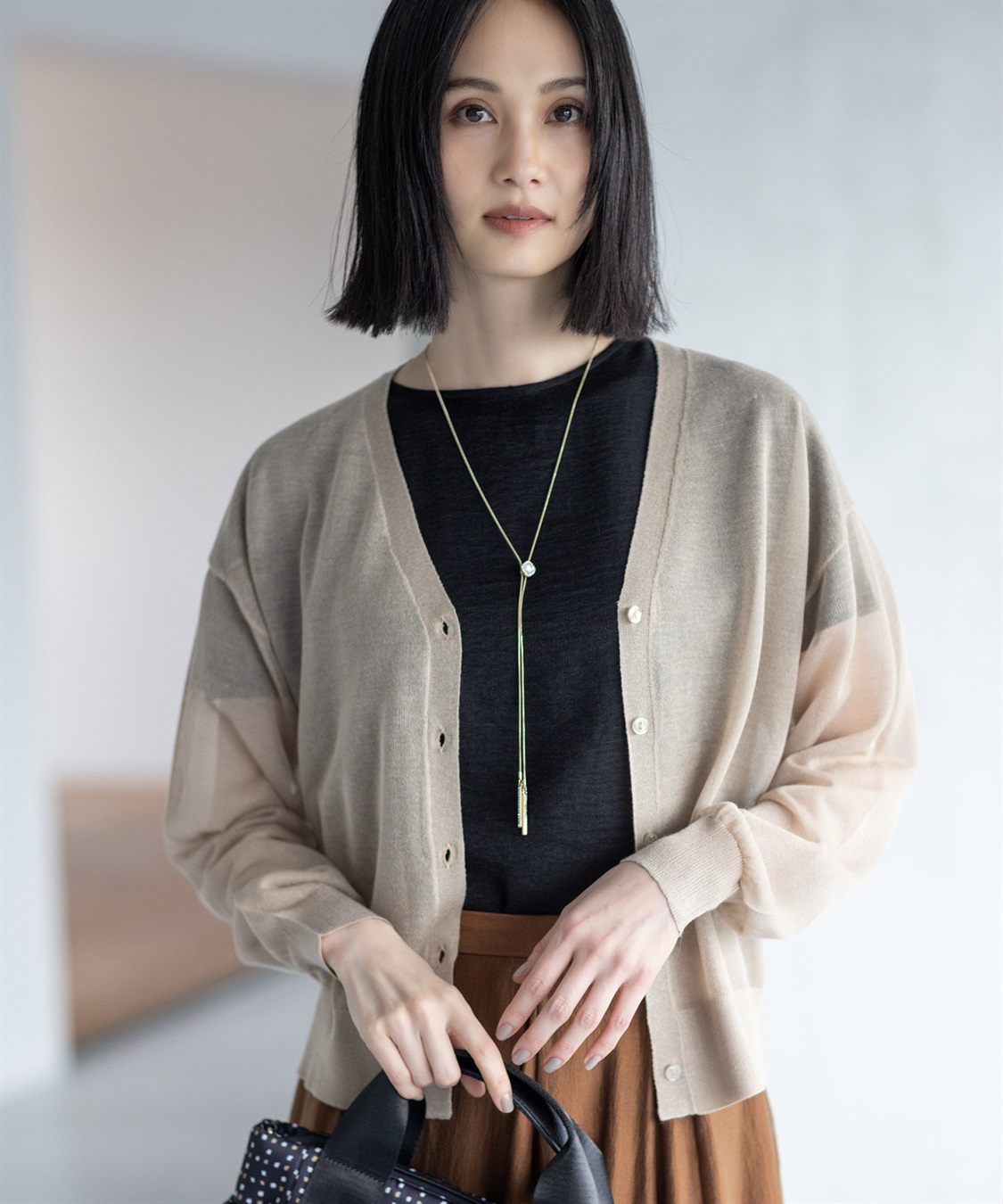 A/C DESIGN BY ALPHA CUBIC シアーカーディガン_sub_4