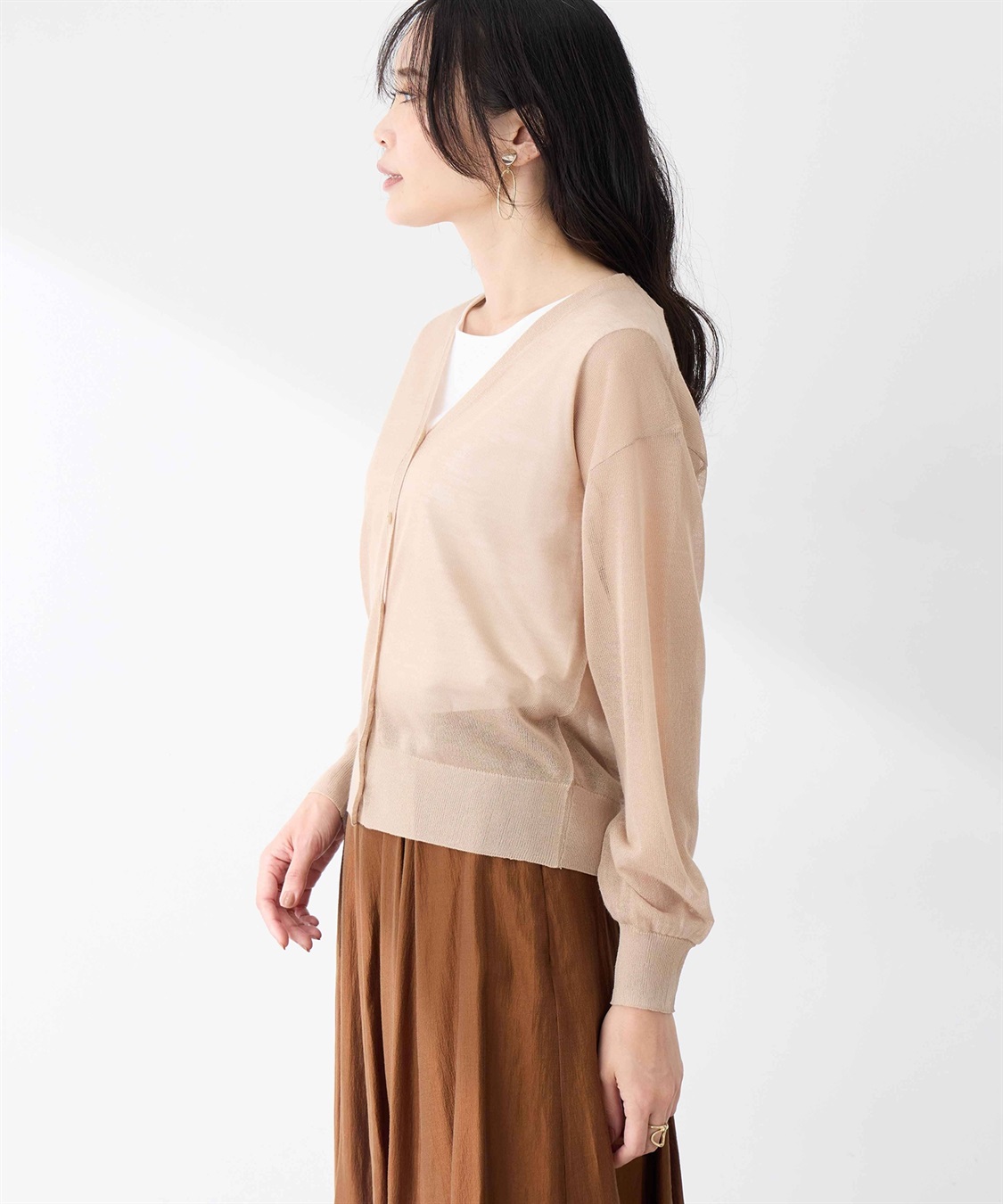 A/C DESIGN BY ALPHA CUBIC シアーカーディガン_sub_7