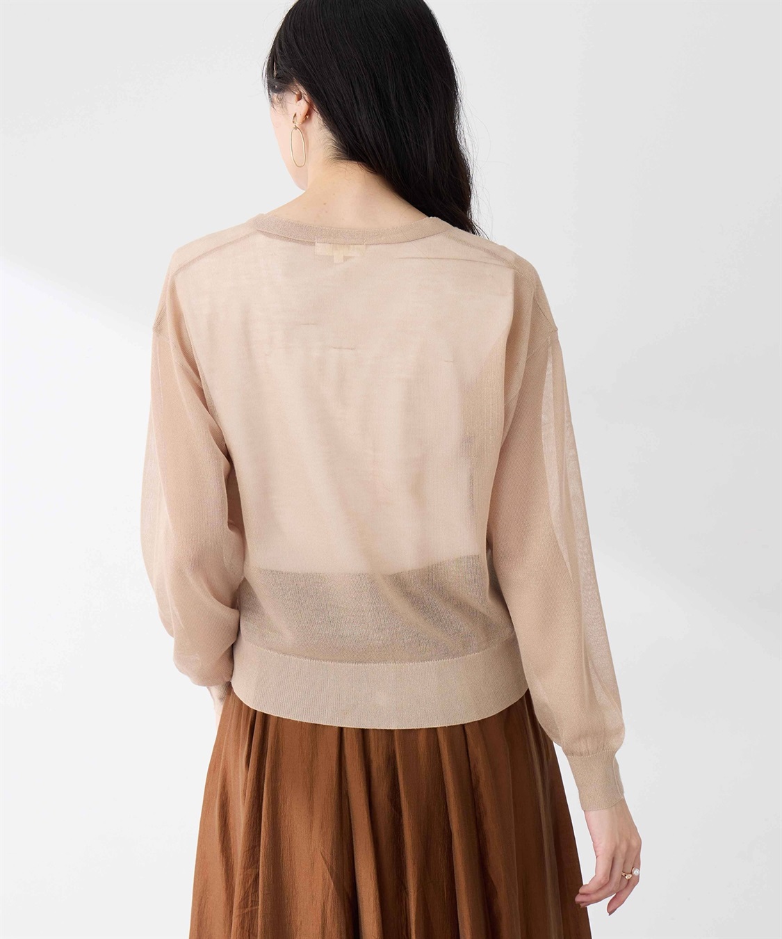 A/C DESIGN BY ALPHA CUBIC シアーカーディガン_sub_8