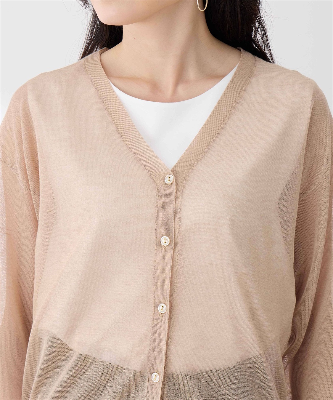 A/C DESIGN BY ALPHA CUBIC シアーカーディガン_sub_16