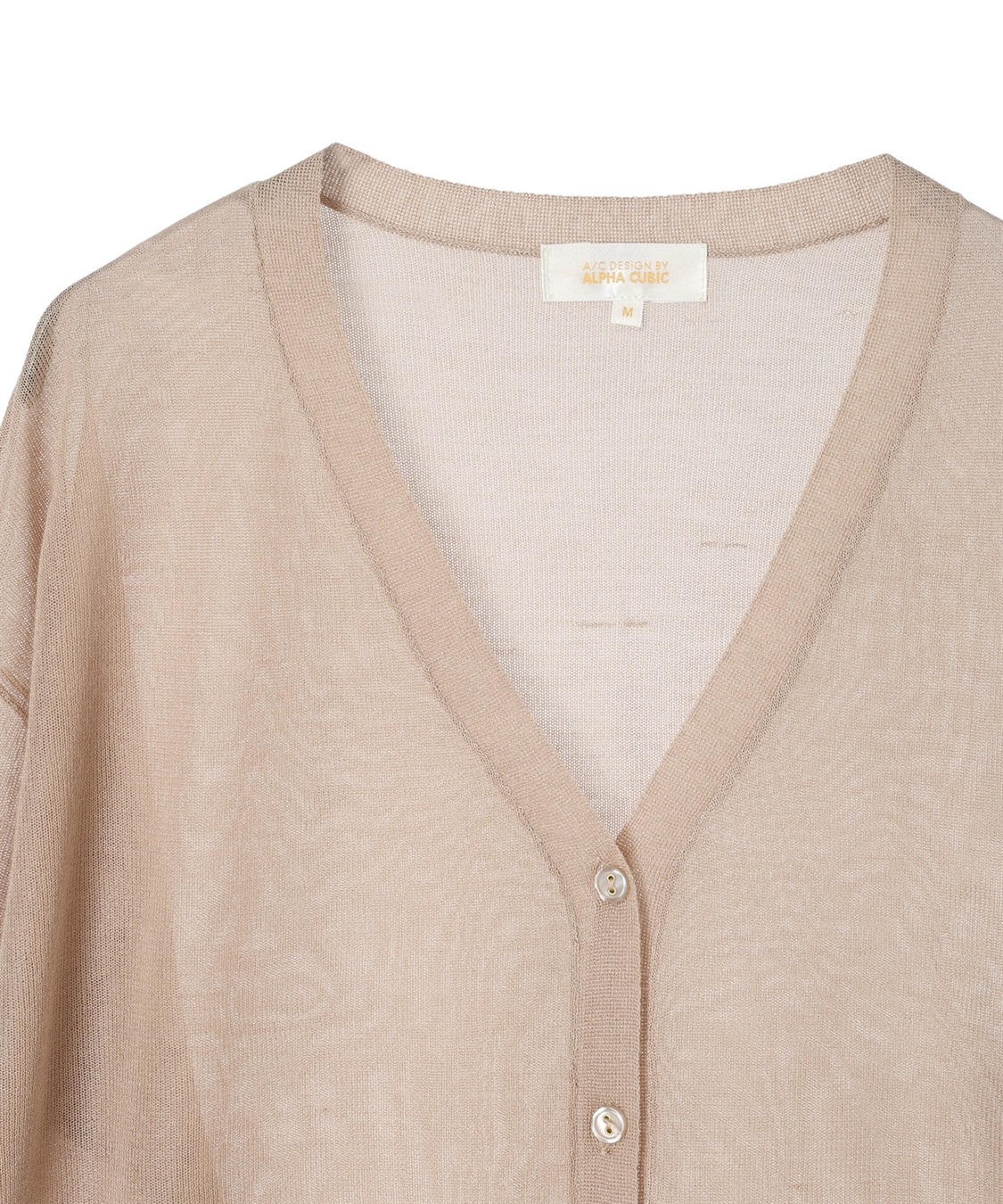 A/C DESIGN BY ALPHA CUBIC シアーカーディガン_sub_21