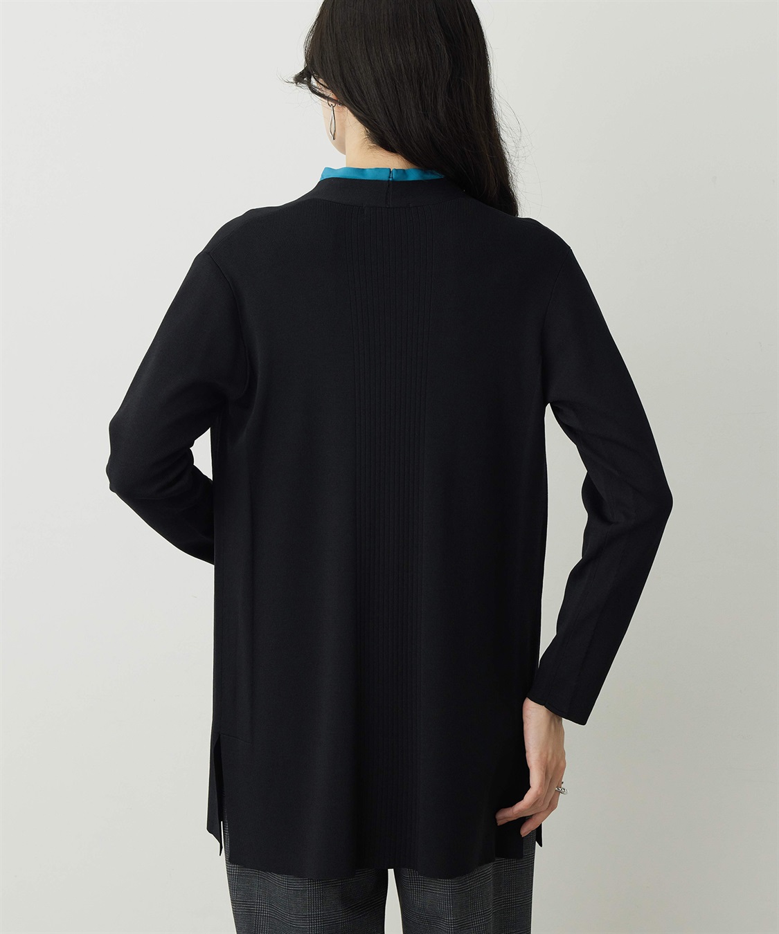 A/C DESIGN BY ALPHA CUBIC 着流しニットロングカーディガン【ハンドウォッシャブル・毛玉になりにくい】_sub_5