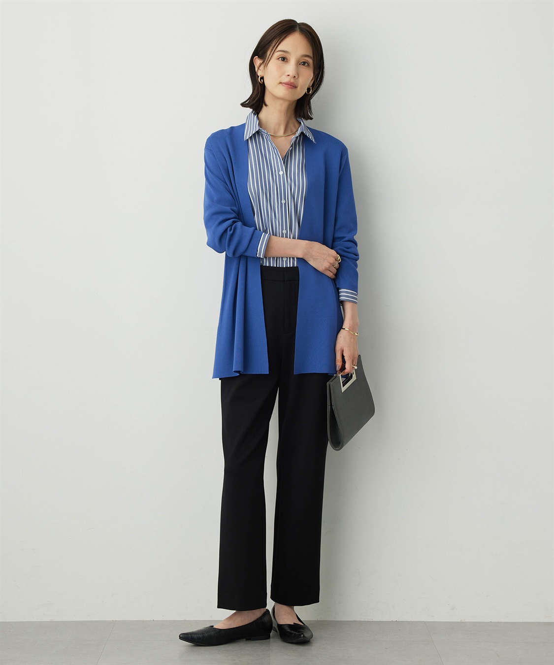 A/C DESIGN BY ALPHA CUBIC 着流しニットロングカーディガン【ハンドウォッシャブル・毛玉になりにくい】_sub_11