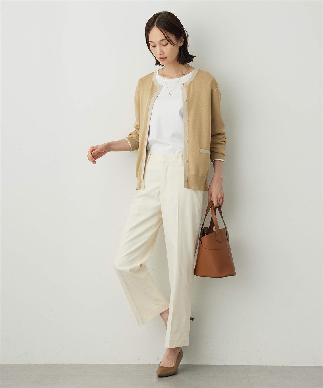 A/C DESIGN BY ALPHA CUBIC バイカラーカーディガン_sub_10