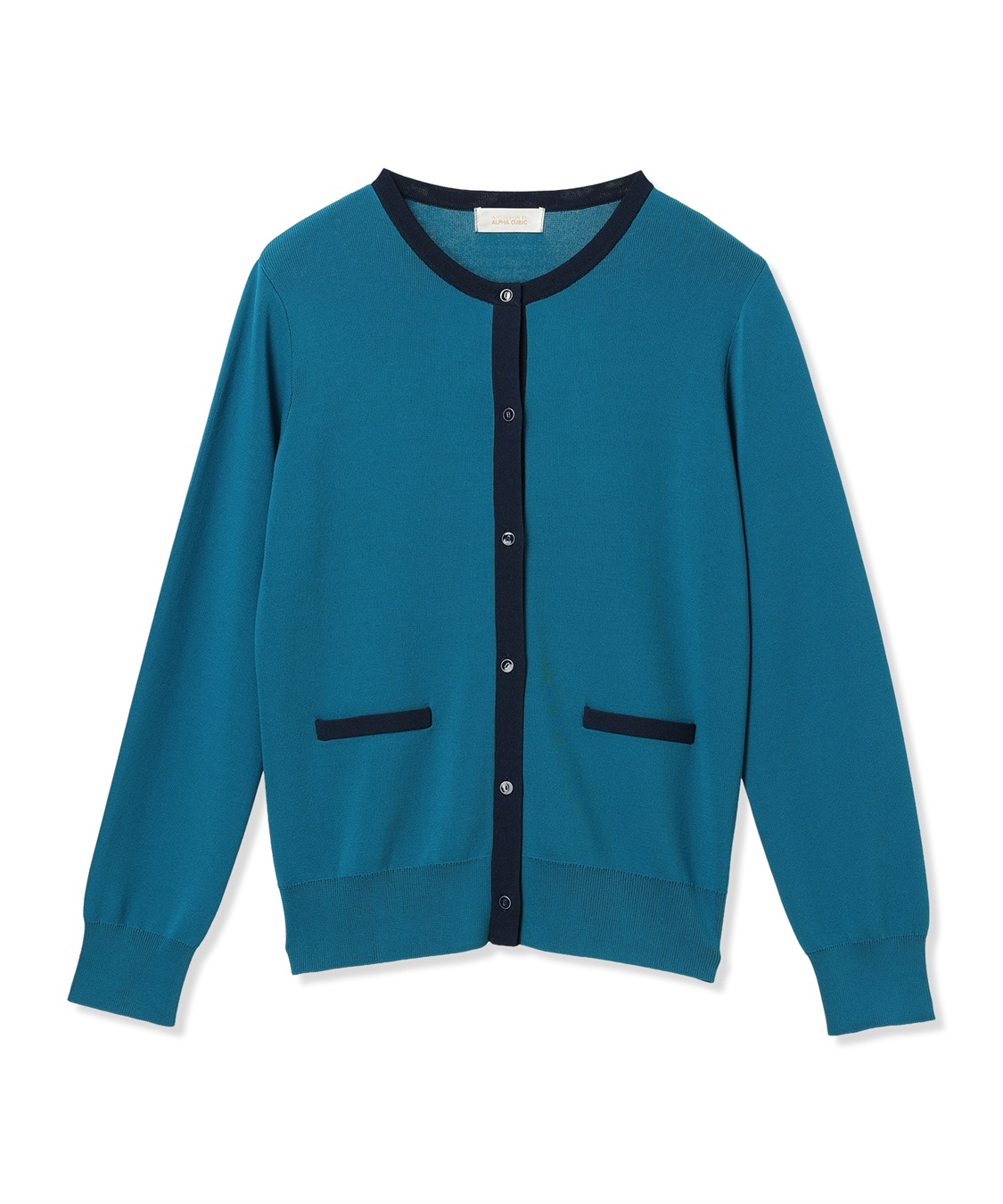 A/C DESIGN BY ALPHA CUBIC バイカラーカーディガン_sub_14