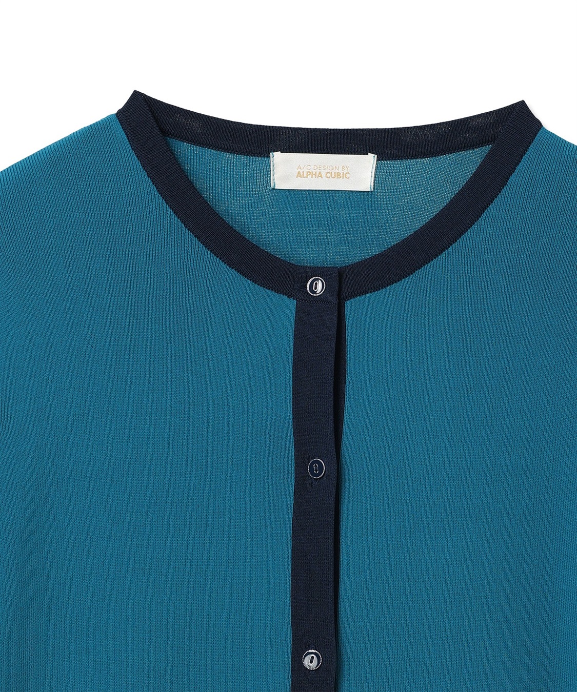 A/C DESIGN BY ALPHA CUBIC バイカラーカーディガン_sub_16