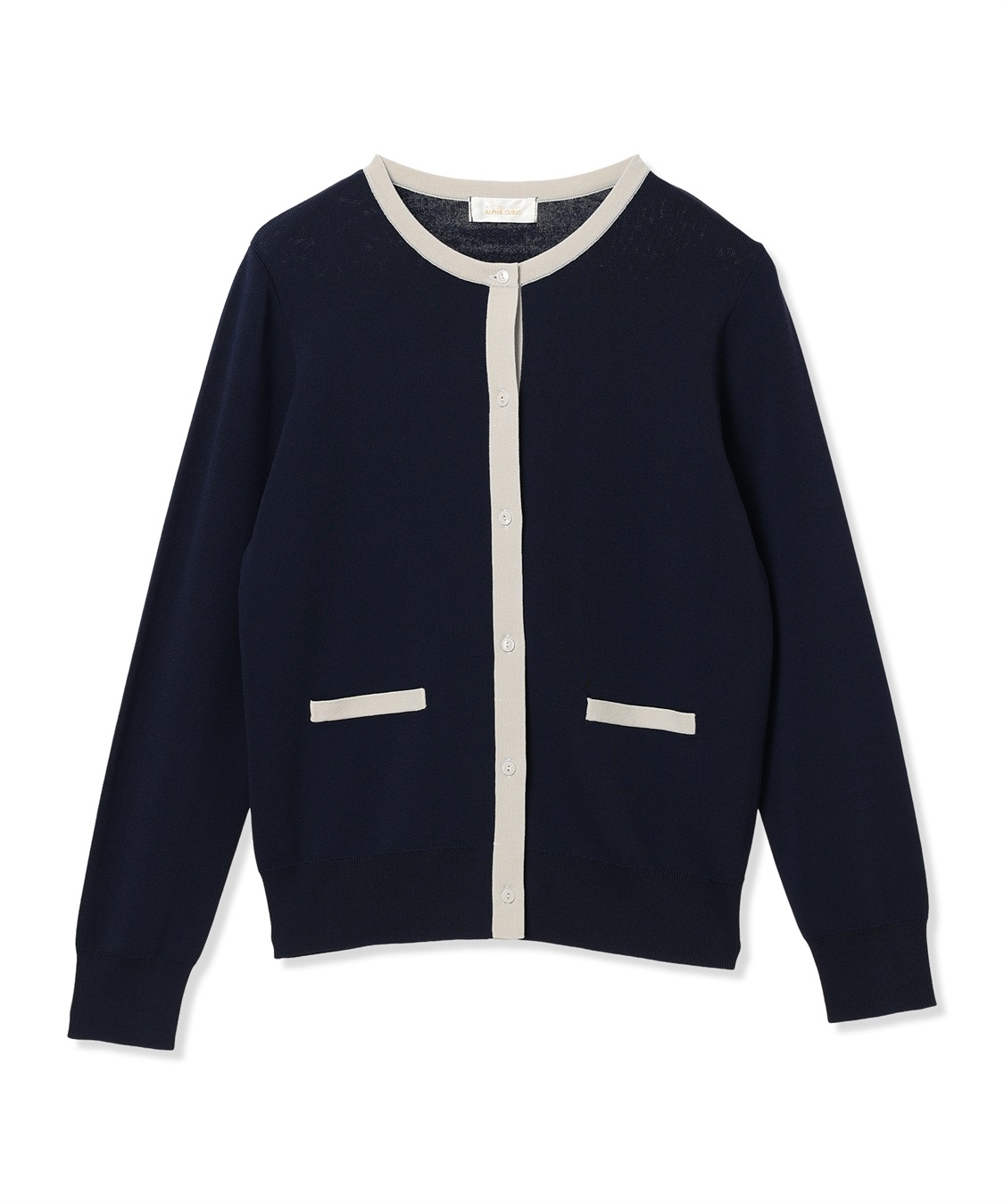 A/C DESIGN BY ALPHA CUBIC バイカラーカーディガン_sub_24