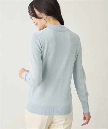 A/C DESIGN BY ALPHA CUBIC ラメリブハイネックニットプルオーバー【ハンドウォッシャブル】_subthumb_4