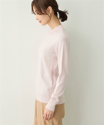 A/C DESIGN BY ALPHA CUBIC ラメリブハイネックニットプルオーバー【ハンドウォッシャブル】_subthumb_6