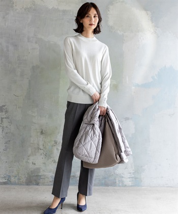 A/C DESIGN BY ALPHA CUBIC ラメリブハイネックニットプルオーバー【ハンドウォッシャブル】_subthumb_10