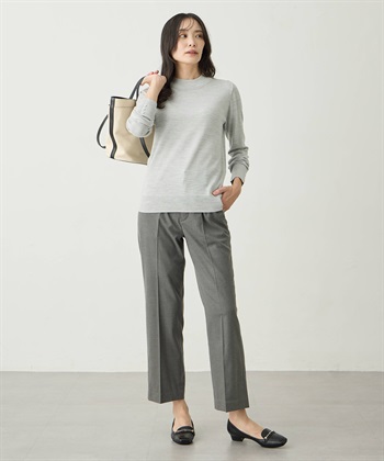 A/C DESIGN BY ALPHA CUBIC ラメリブハイネックニットプルオーバー【ハンドウォッシャブル】_subthumb_12