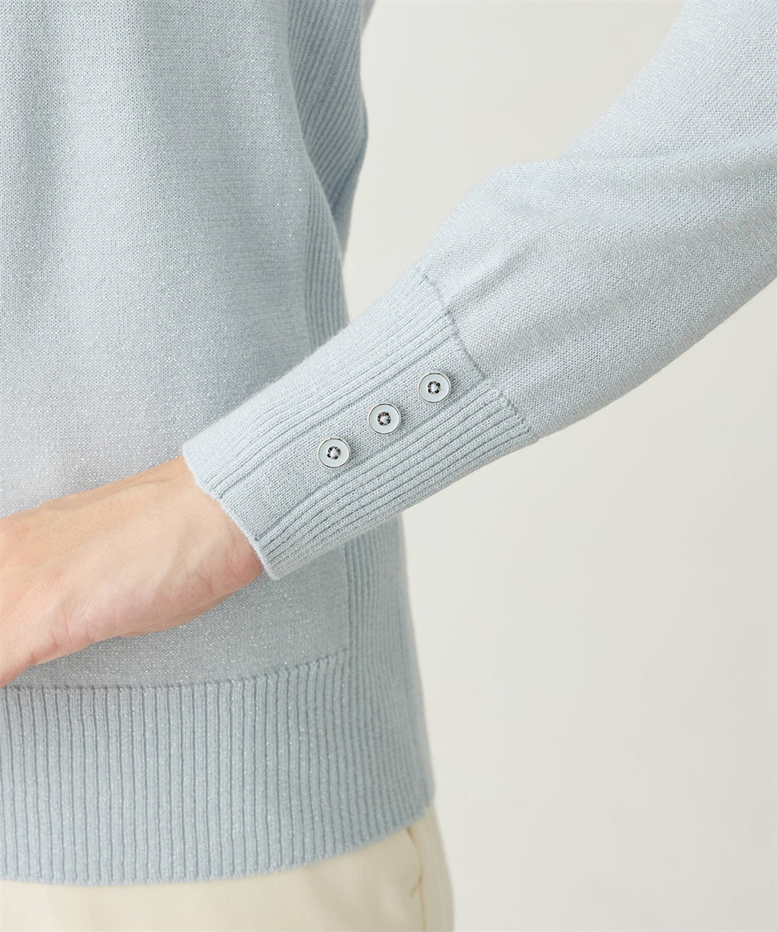 A/C DESIGN BY ALPHA CUBIC ラメリブハイネックニットプルオーバー【ハンドウォッシャブル】_sub_18