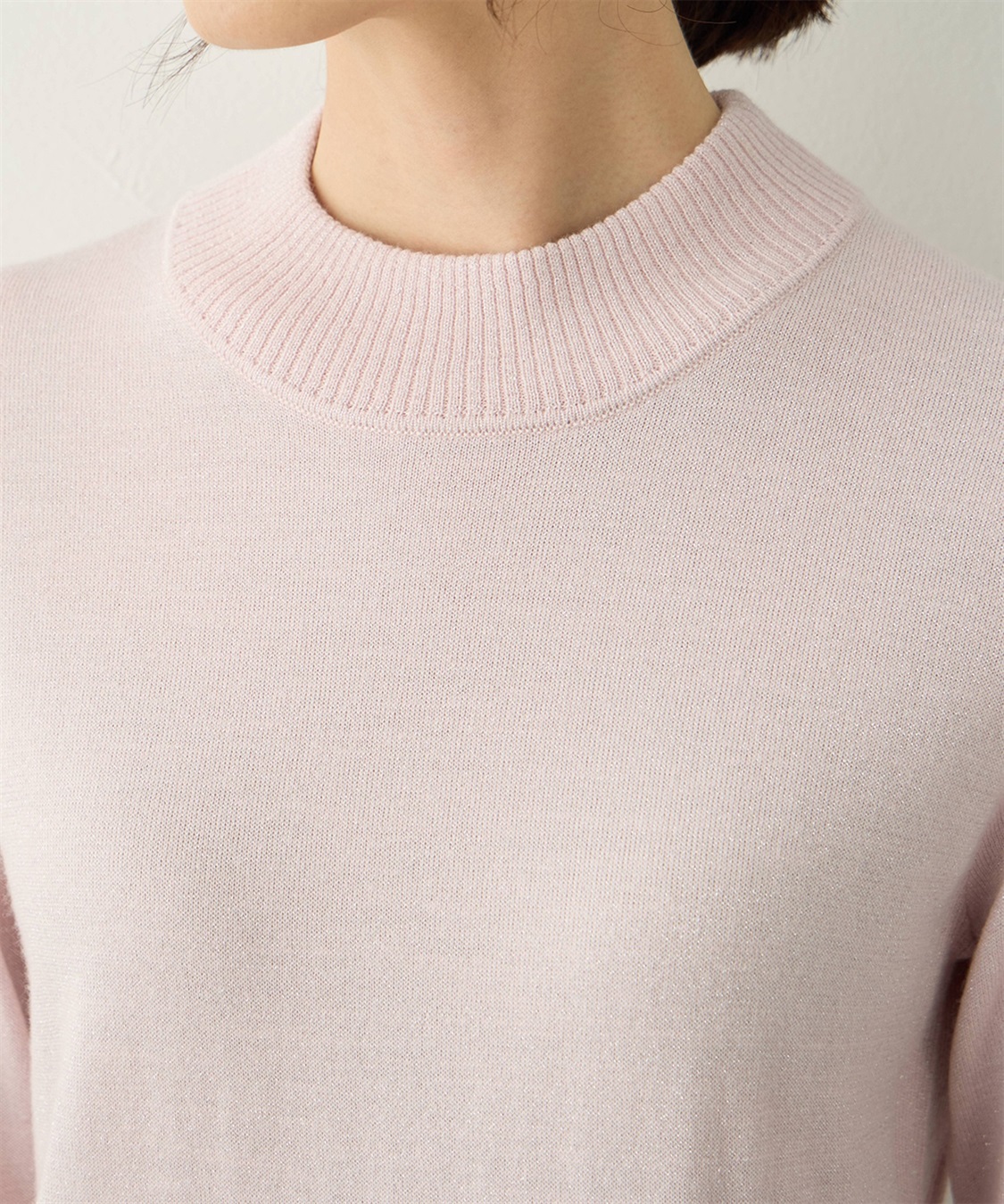 A/C DESIGN BY ALPHA CUBIC ラメリブハイネックニットプルオーバー【ハンドウォッシャブル】_sub_20