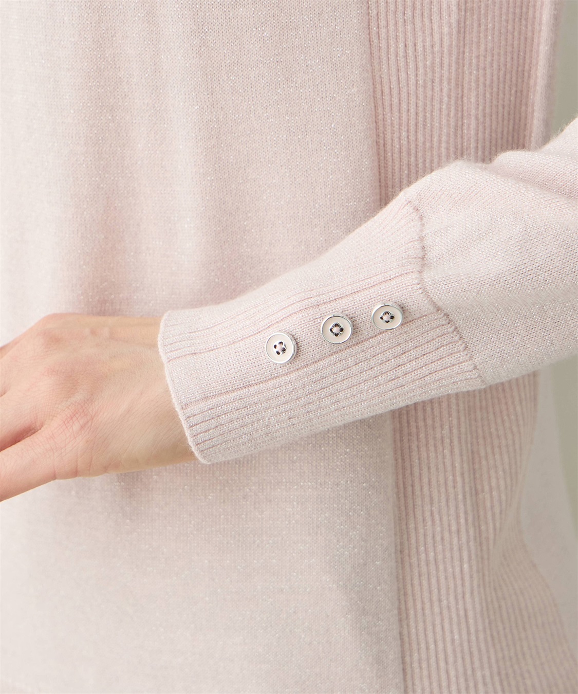 A/C DESIGN BY ALPHA CUBIC ラメリブハイネックニットプルオーバー【ハンドウォッシャブル】_sub_21