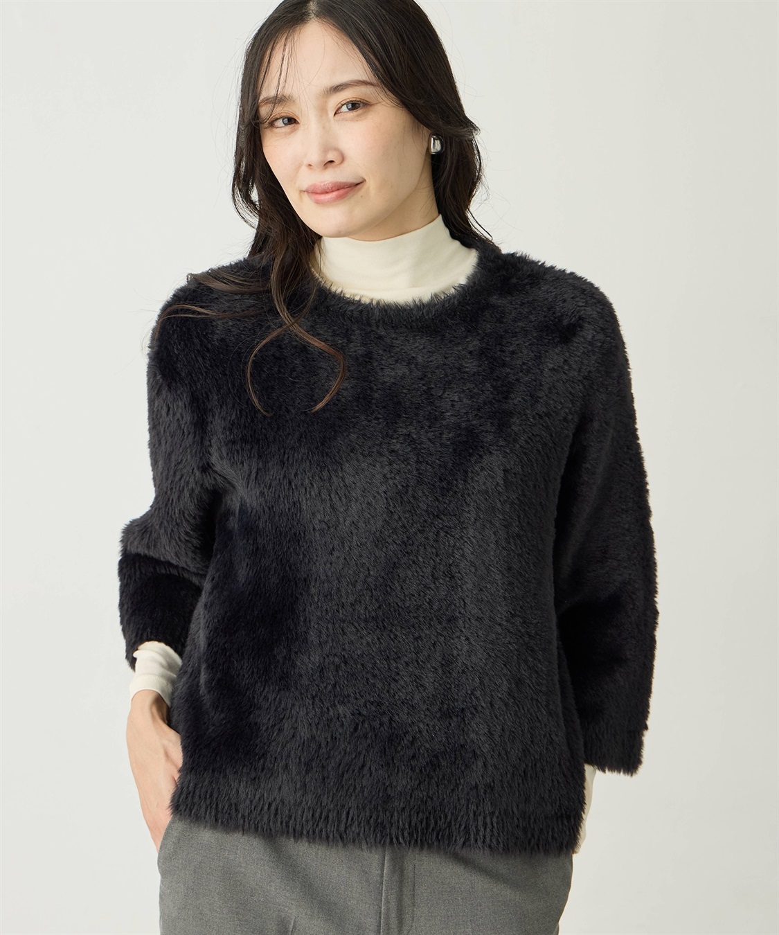 A/C DESIGN BY ALPHA CUBIC ファーニットプルオーバー_sub_4