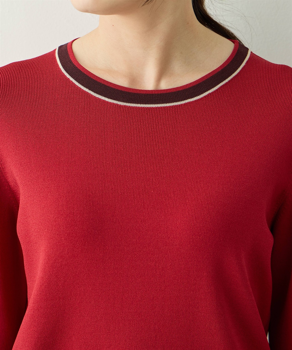 A/C DESIGN BY ALPHA CUBIC 配色ニットプルオーバー_sub_13