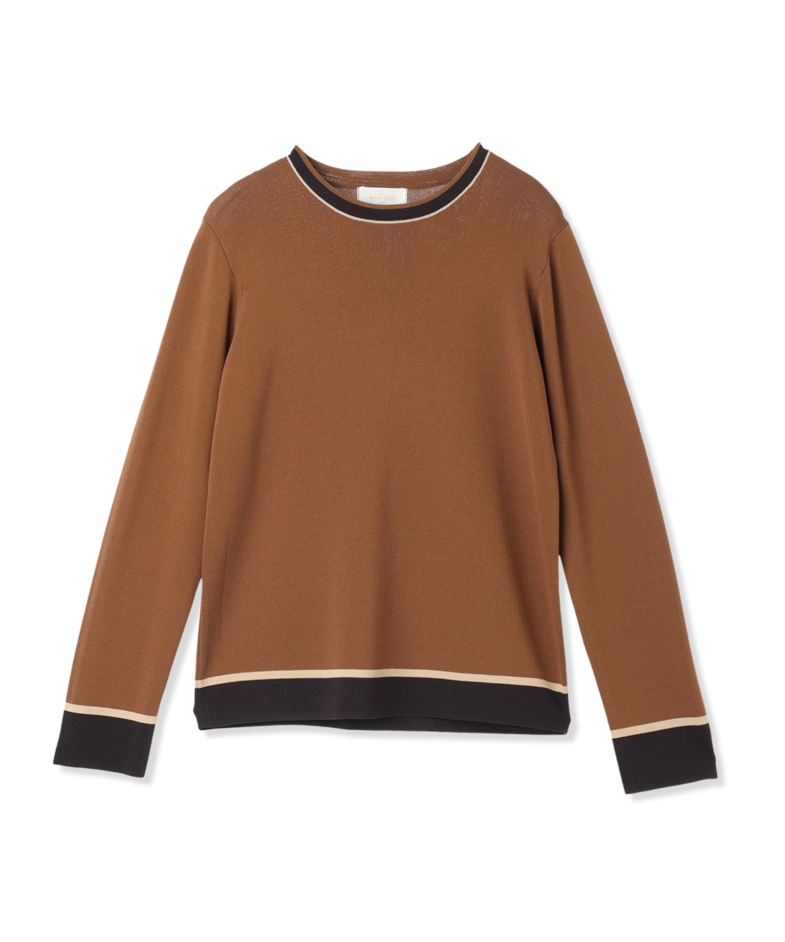 A/C DESIGN BY ALPHA CUBIC 配色ニットプルオーバー_sub_24