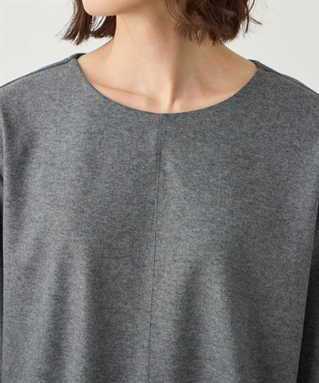 A/C DESIGN BY ALPHA CUBIC 袖リブラウンドヘムニットプルオーバー_subthumb_8