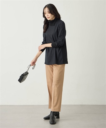 A/C DESIGN BY ALPHA CUBIC リブ切り替えハイネックニットプルオーバー_subthumb_5