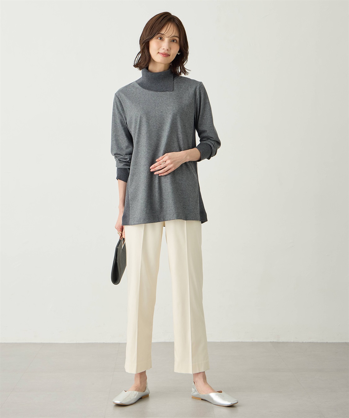 ドッキングニットプルオーバー A/C DESIGN BY ALPHA CUBIC