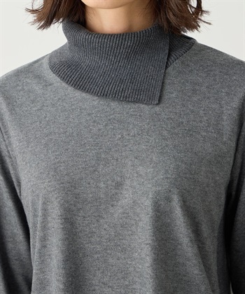 A/C DESIGN BY ALPHA CUBIC リブ切り替えハイネックニットプルオーバー_subthumb_8