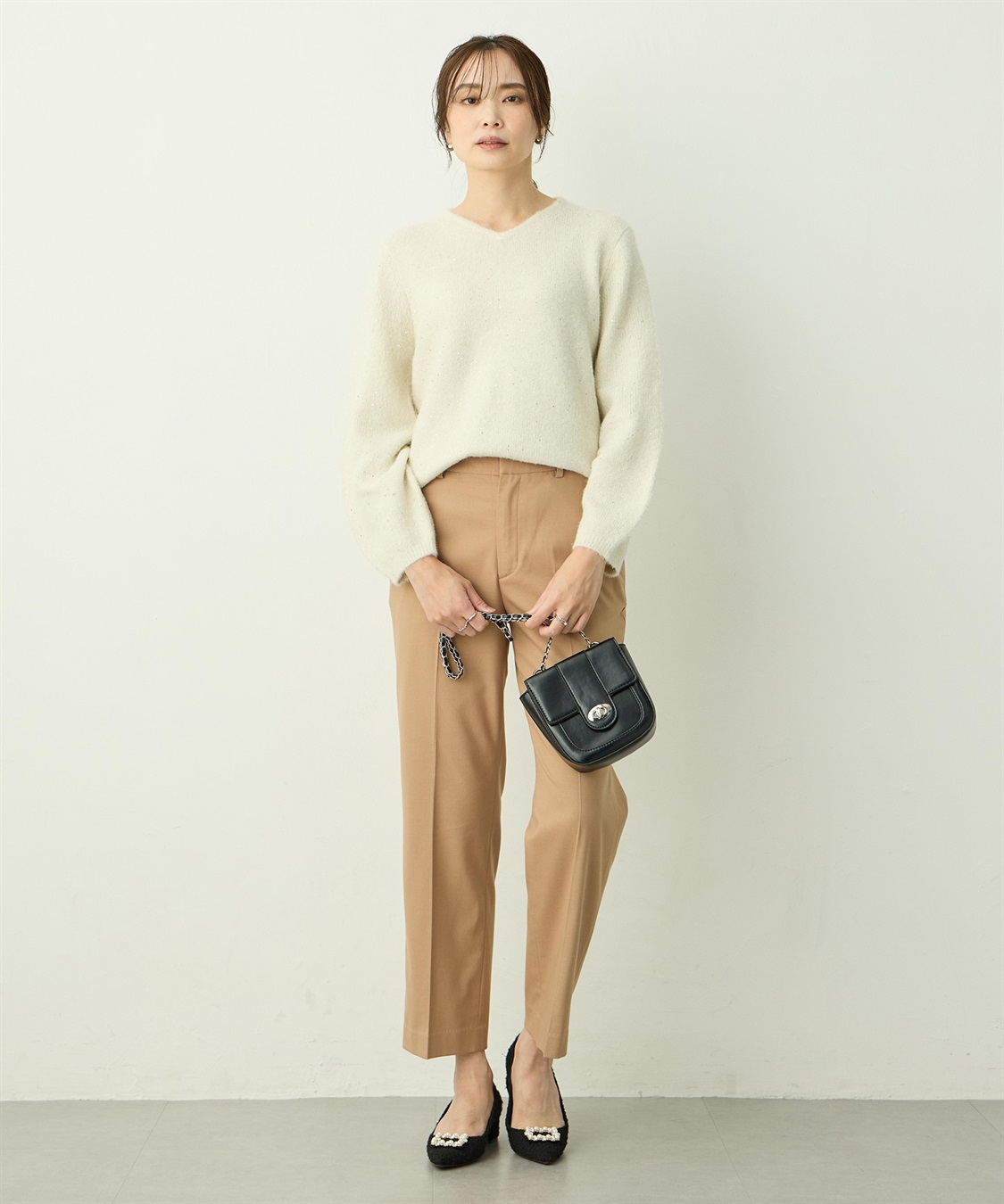 A/C DESIGN BY ALPHA CUBIC スパンコールニットプルオーバー_sub_7