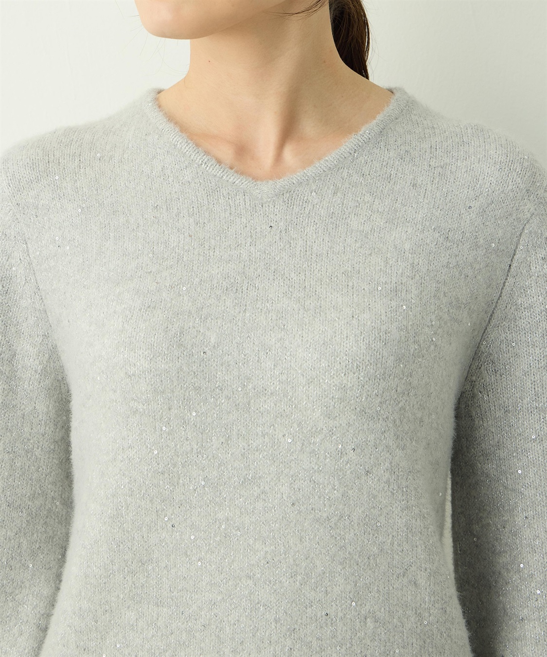 A/C DESIGN BY ALPHA CUBIC スパンコールニットプルオーバー_sub_13