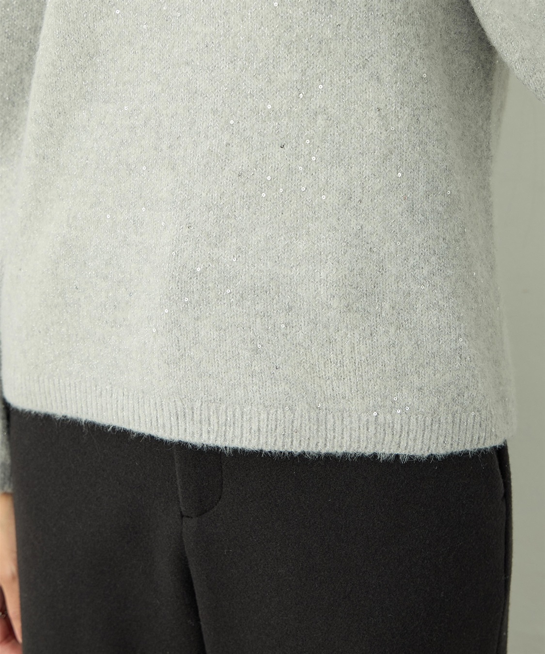 A/C DESIGN BY ALPHA CUBIC スパンコールニットプルオーバー_sub_14