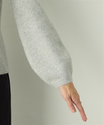 A/C DESIGN BY ALPHA CUBIC スパンコールニットプルオーバー_subthumb_15