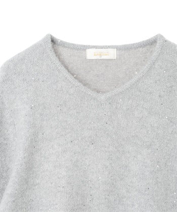 A/C DESIGN BY ALPHA CUBIC スパンコールニットプルオーバー_subthumb_18