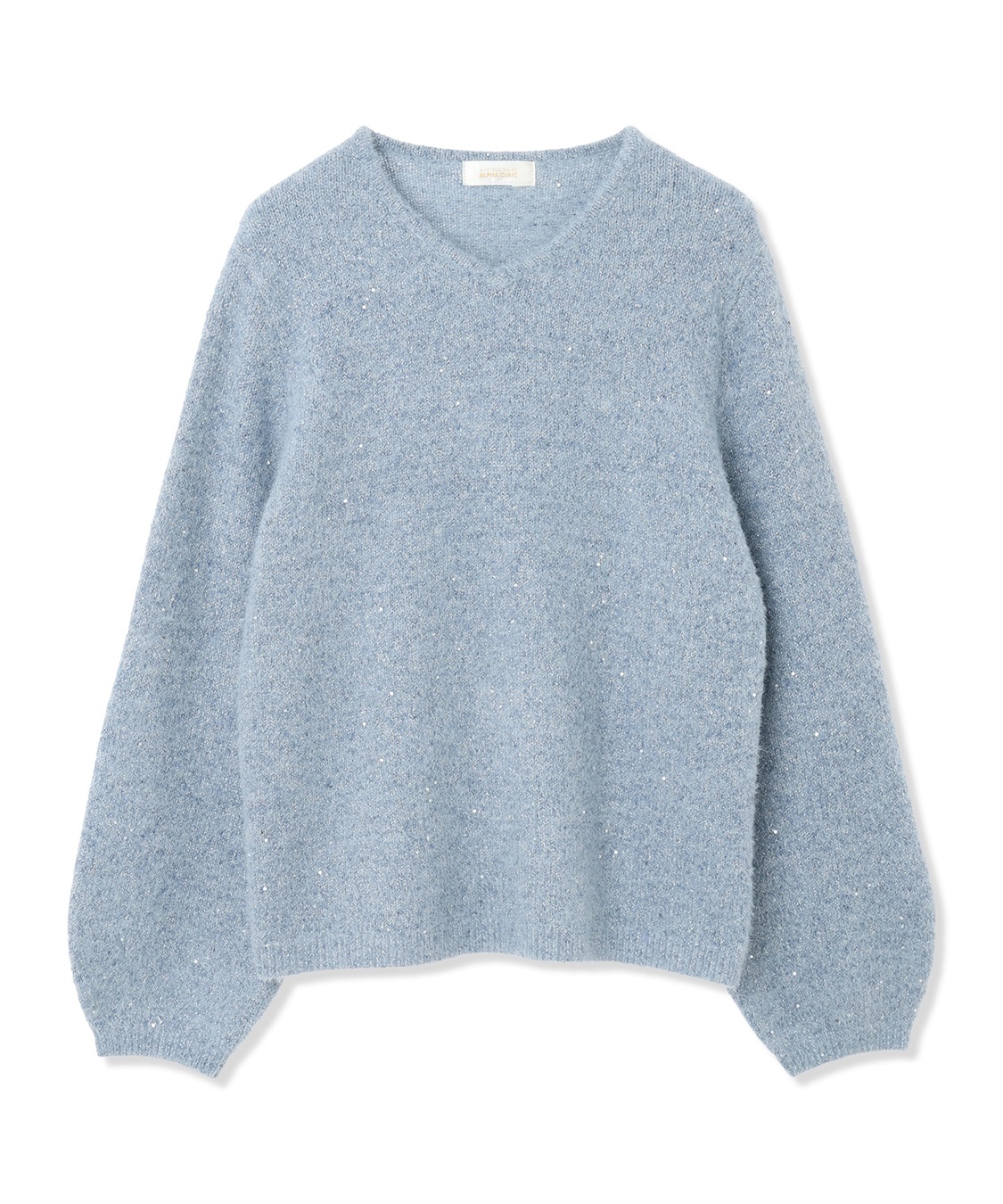 A/C DESIGN BY ALPHA CUBIC スパンコールニットプルオーバー_sub_25