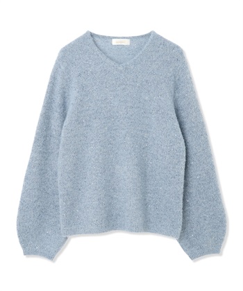 A/C DESIGN BY ALPHA CUBIC スパンコールニットプルオーバー_subthumb_25