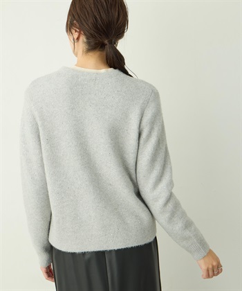 A/C DESIGN BY ALPHA CUBIC スパンコールニットカーディガン_subthumb_2