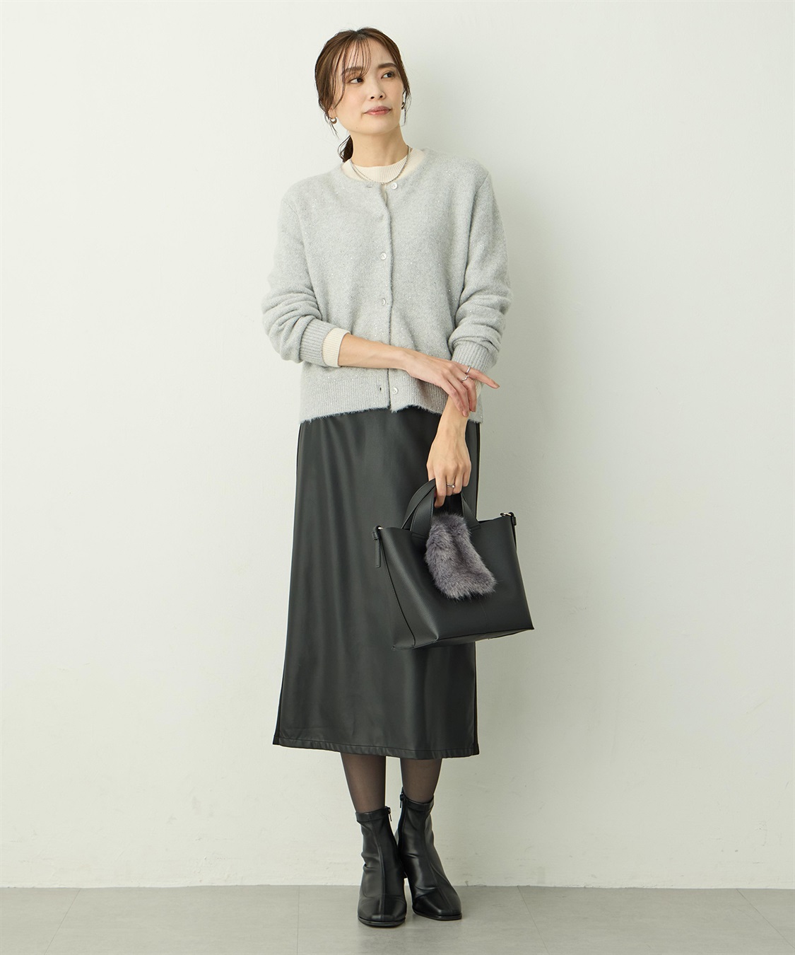 A/C DESIGN BY ALPHA CUBIC スパンコールニットカーディガン_sub_10