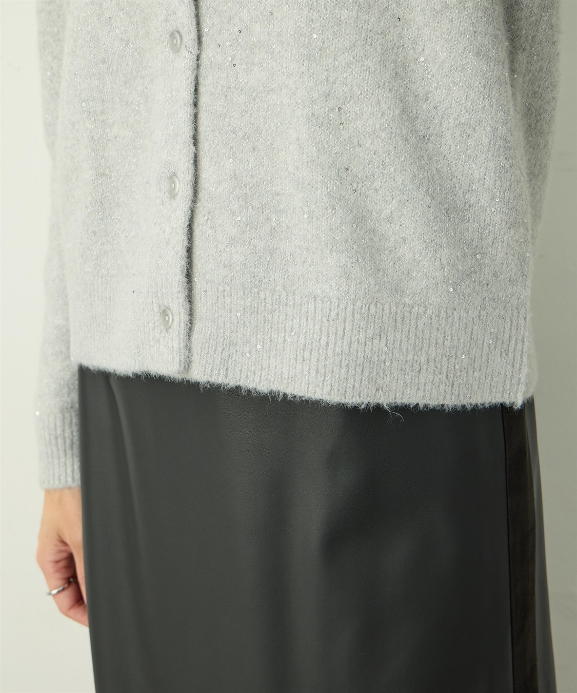 A/C DESIGN BY ALPHA CUBIC スパンコールニットカーディガン_sub_12