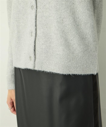 A/C DESIGN BY ALPHA CUBIC スパンコールニットカーディガン_subthumb_12